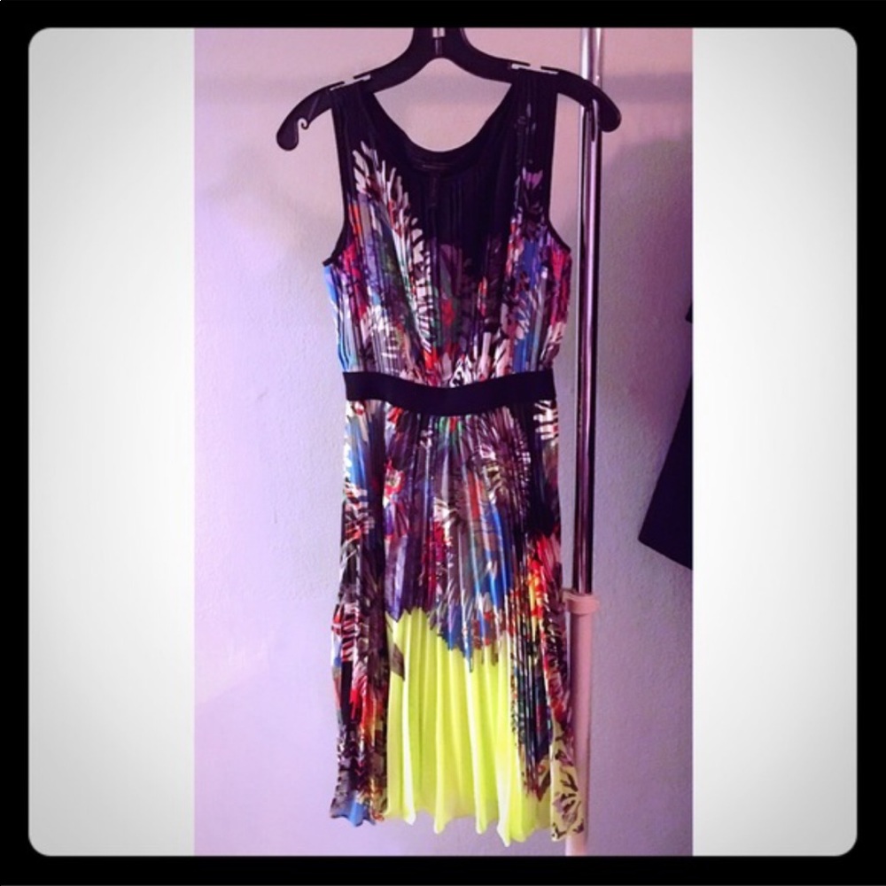 BCBGMaxazria pleated Sierra dress
